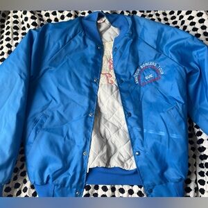 Vintage bowling bomber jacket